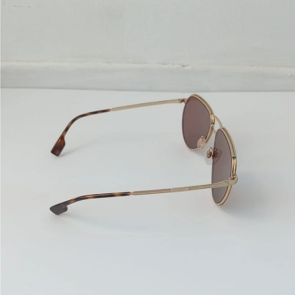 Burberry BE3135 110973 Scott Men Pilot Dark Brown Sunglasses